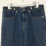 Leopard Denim Pants (1color)