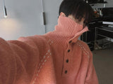 ASCLO ハイネック2ウェイステッチニット (3color)