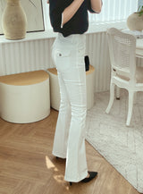 Return Back Pocket Stretch Bootcut Pants