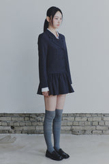 LIORA JACKET DRESS charcoal