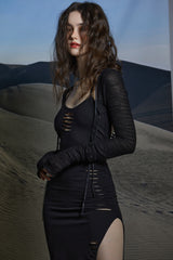 SLIT LONG ONEPIECE