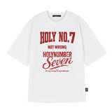 ホーリーヴィンテージレタリングオーバーフィット半袖Tシャツ_WHITE