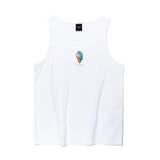 アイスクリームプリントスリーブレスTシャツ / ICE CREAM PRINTING SLEEVLESS T-WHITE