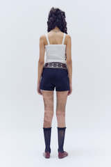 PIERCED SLEEVELESS TEE