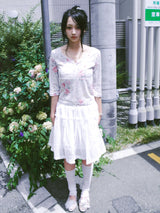 VINTAGE ROSE 3/4 T-SHIRT IVORY