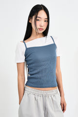 Moen Unbalanced Shirring T-shirt