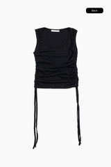 Lumi side shirring sleeveless