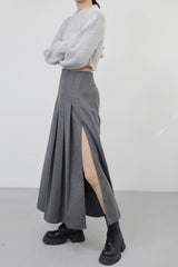 Elena Team Wool Long Skirt