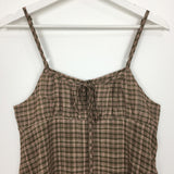 Ribbon Plaid Mini One Piece (2color)