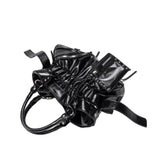 Viretta Ruched Buckle Bag