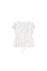 Lace strap blouse