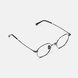 Knouun Round titanium glasses CODE. 101. A gray