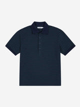 レギュラー ストライプ PK Tシャツ (NAVY)
