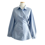 Refine Side Strap Long Sleeve Shirt
