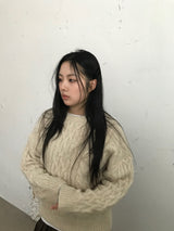 Twist Knit Top (3color)