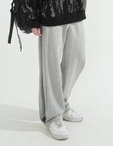 Snap Wide Sweat Pants