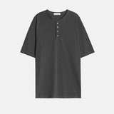 ASCLO エバーヘンリーネック半袖Tシャツ (4color)