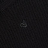 KIRSH PLAIN V NECK SLIM CARDIGAN - BLACK     