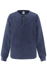 Vintage Washed Henry Waffle Tee