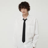エッセンシャルウールタイ BLACK STRIPE