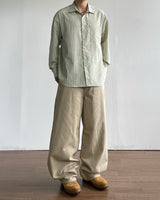 Warp Herringbone Stripe Pants