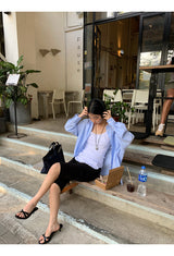 Sora Stripe Cool Loose Fit Shirt
