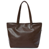 RIENNE SIDE ZIPPER LEATHER SHOULDER BAG UNISEX (2COLOR)