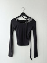 ウネベンストラップTシャツ