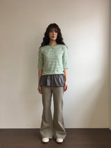 Camden Stripe 7 Sleeve T-Shirt (3color)