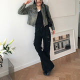 Pren Bijo Pocket Cargo Semi Bootcut Pants