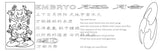 Embryo クロスブラックパーカー
