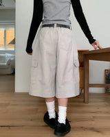 Mont Damaged Multi-Pocket Bermuda Pants