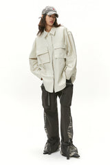 CAMO POCKET PANTS / CHARCOAL
