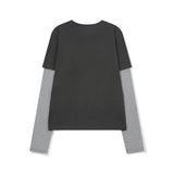 RUMI pfp Layered LS-T [Charcoal grey]