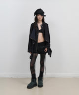 Draped Field Parka / Black