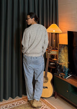 [virstyle original] INKKI two tuck Balloon Tapered Denim Pants 4COLOR