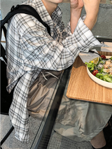 Delu Gradation Check Overshirt