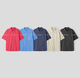  Wegner Nylon Pigment Overfit Short Sleeve Shirt