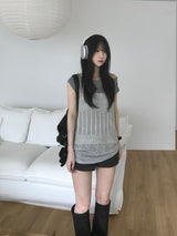Hiki knitwear mini dress (one color)