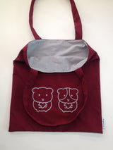 Guinea reversible shoulder bag