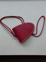 [Real Leather] ステッチクリップサングラスホルダー