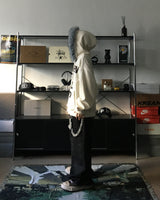 HX Broken Raccoon Hooded Zip-Up (3C)