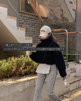 Wool crop jumper