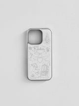 Princess's diary case (silver)
