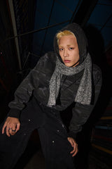 カモスターフードジップアップ CHARCOAL CAMO