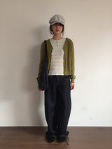 アンチヘンリーネック3/4スリーブTシャツ