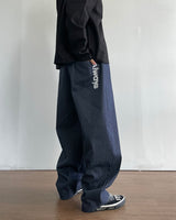 ビエリストライプデニムパンツ