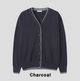 Mino color matching layered cardigan