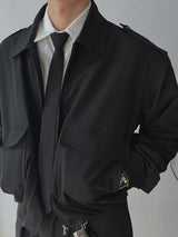 [Premium] 3 タップテクニカルエポレットブルゾン (2color)