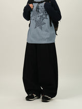 AND Pin-tuck Balloon Pants